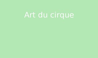 Image de Art du cirque