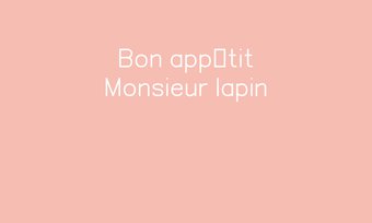 Image de Bon appétit Monsieur lapin