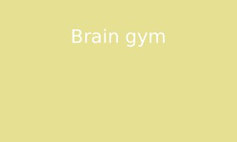 Image de Brain gym