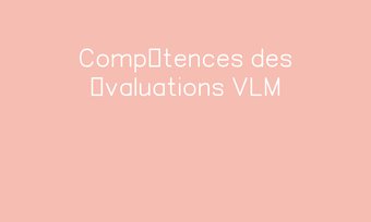 Image de Compétences des évaluations VLM
