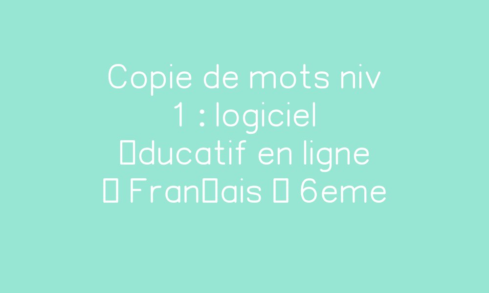 Manuel De Français 6ème En Ligne Gratuit