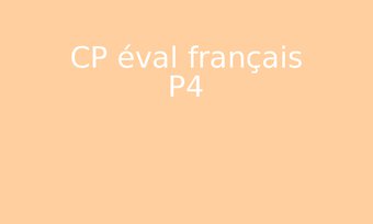 Image de CP éval français P4