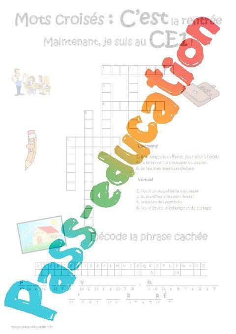 Emploi du temps CE1 – Rentrée – Outils pour la classe – Cycle 2 – PDF à ...
