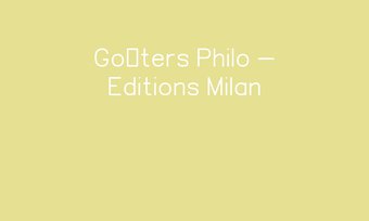 Image de Goûters Philo - Editions Milan