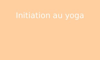 Image de Initiation au yoga