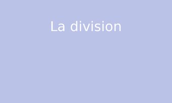 Image de La division