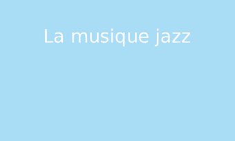 Image de La musique jazz