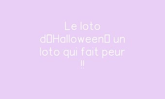Image de Le loto d’Halloween… un loto qui fait peur !! Navigation de commentaire Navigation de commentaire