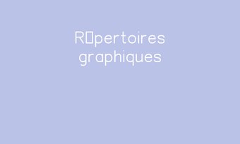 Image de Répertoires graphiques