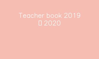 Image de Teacher book 2019 – 2020