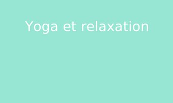 Image de Yoga et relaxation